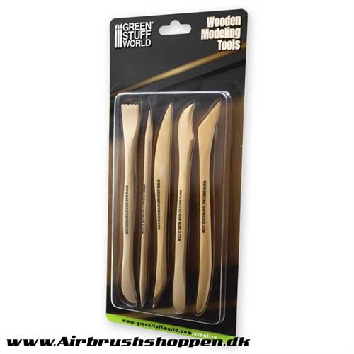 Wooden Modeling Tools  - Modelerings værktøj udført i træ - GSW